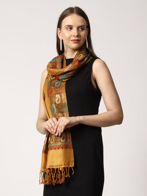 Women's Jamawar Wool Stole